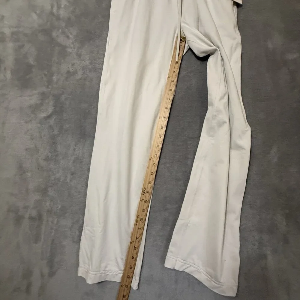 NWT lululemon Soft Jersey Straight Mid Rise Pant Size 0 Cream Athleisure LW5FXKS